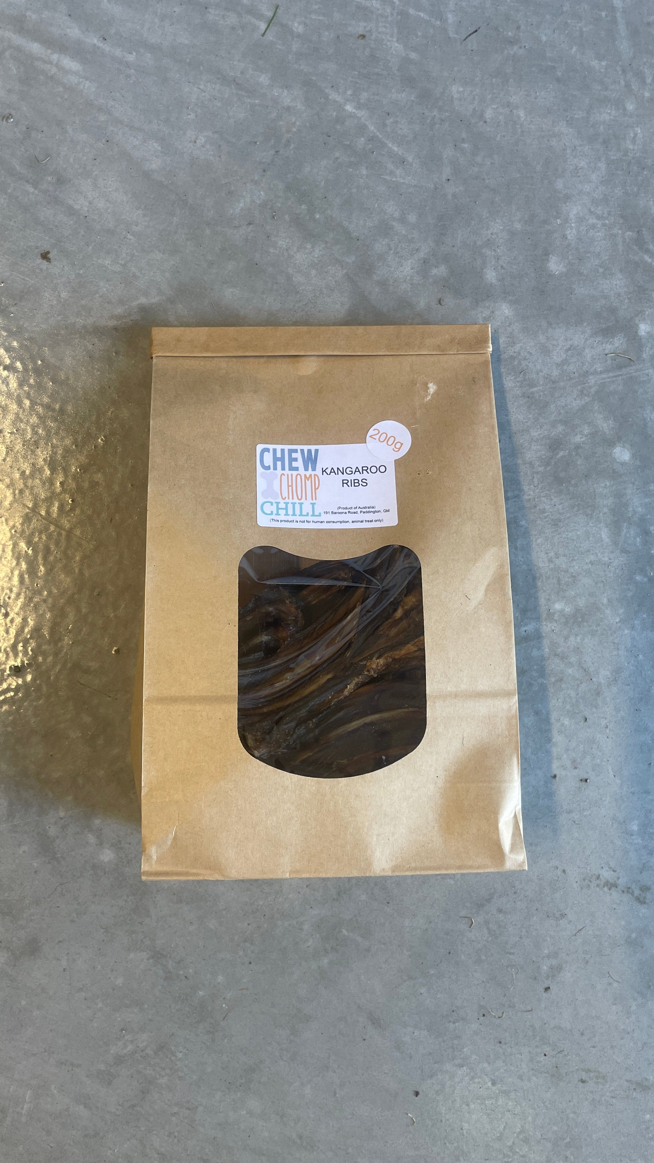 CC&C - Kangaroo Ribs 200g | Chew Chomp and Chill