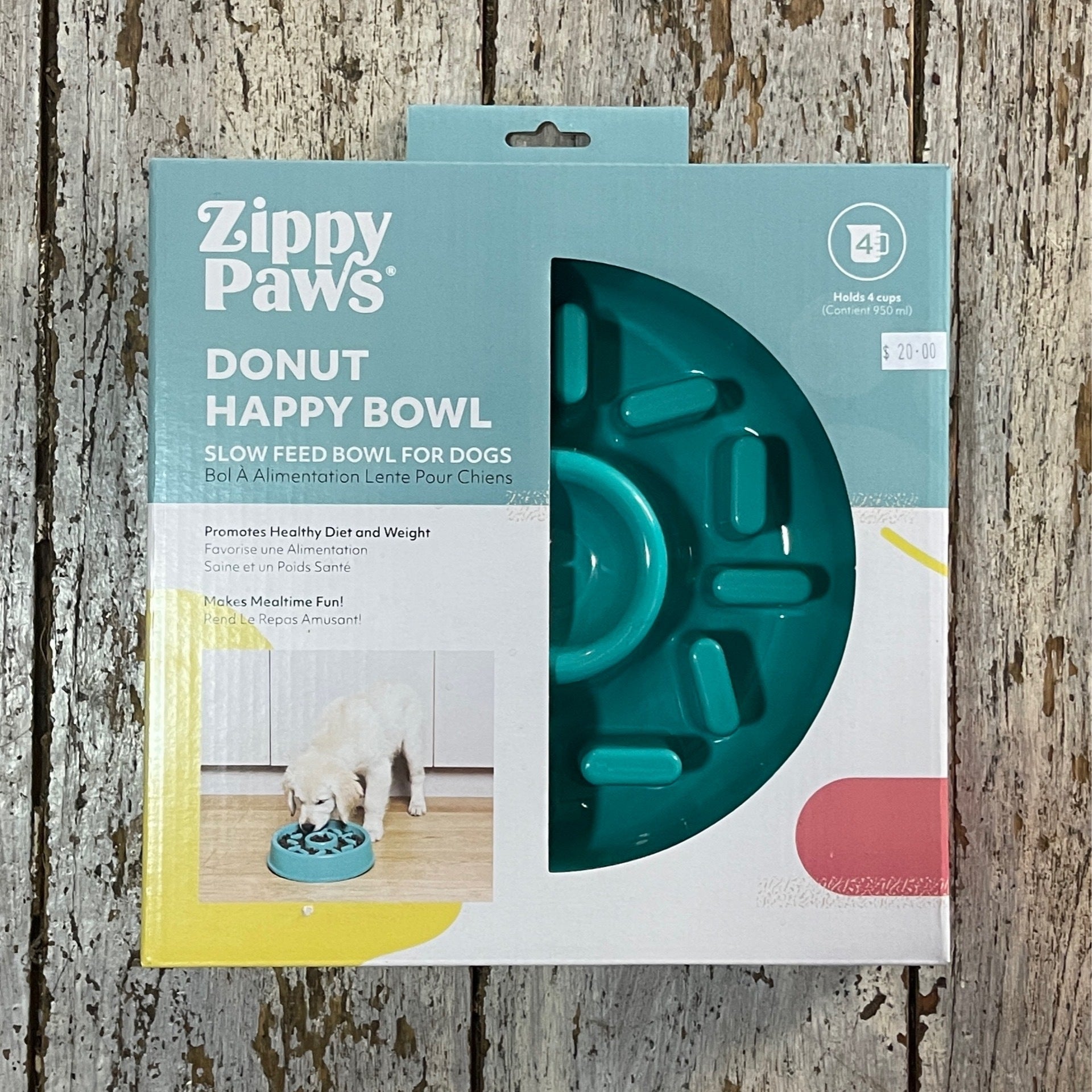 ZippyPaws Happy Bowl Slow Feeder - Donut